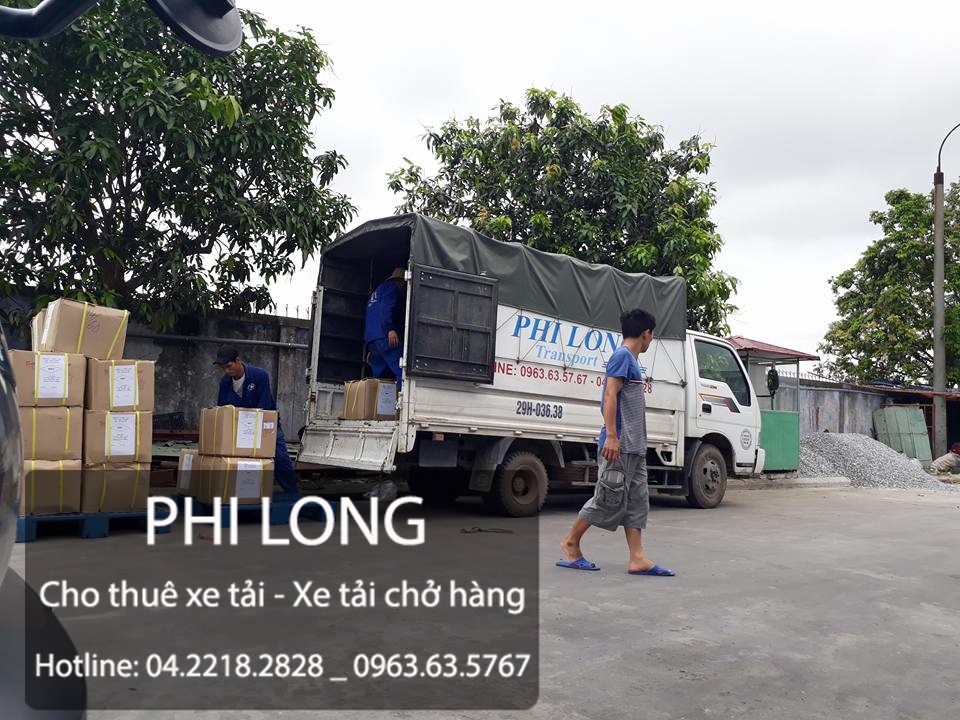 Phi Long cho thuê xe tải chở hàng tại phố Tản Đà