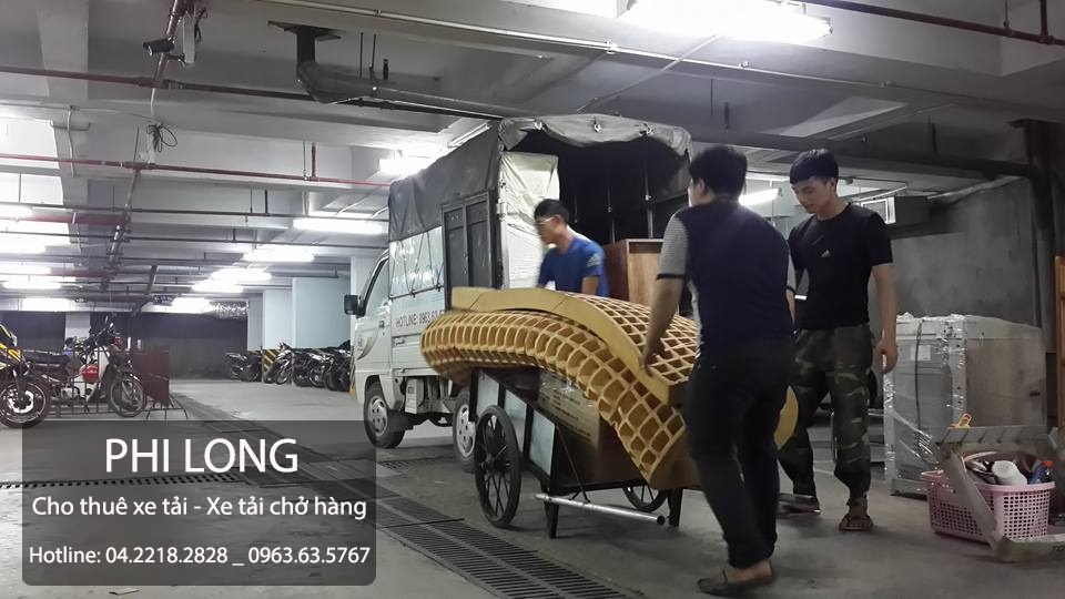 Dịch vụ cho thuê xe tải chuyển nhà giá rẻ Phi Long tại phố Quan Nhân