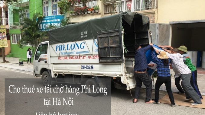 Xe tải chở hàng thuê tại phố Vũ Phạm Hàm