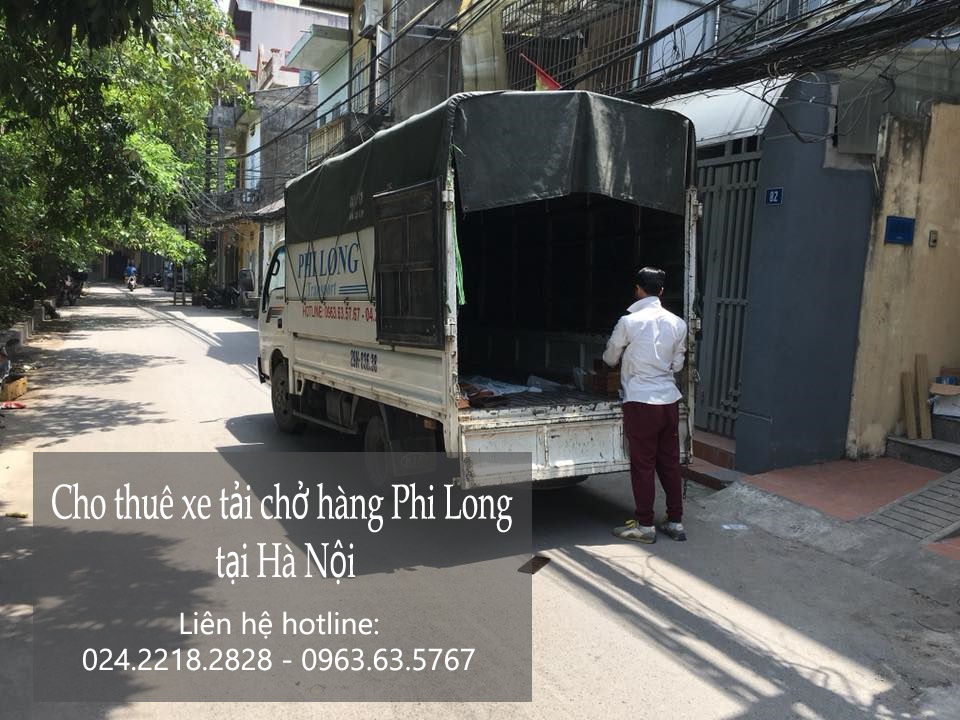 Xe tải chuyển nhà giá rẻ trên đường Trung Yên