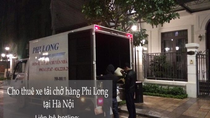 Xe tải chuyển nhà Phi Long tại phố Nguyễn Mậu Tài