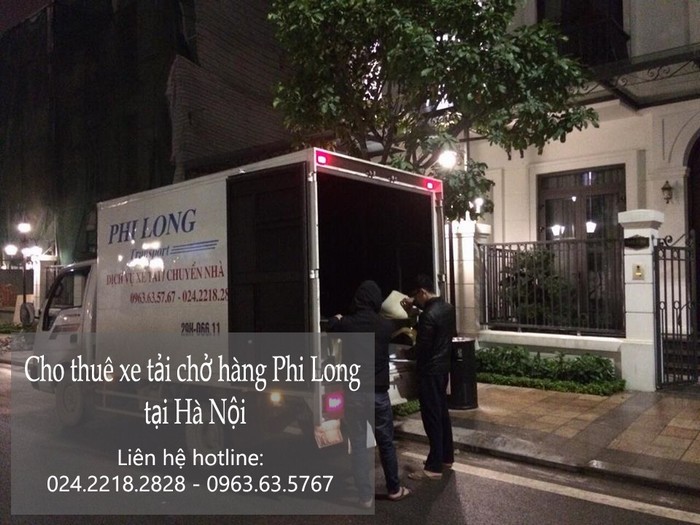 Xe tải chuyển nhà Phi Long tại phố Nguyễn Mậu Tài