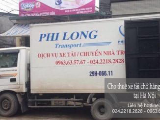 Dịch vụ xe tải chuyển nhà giá rẻ tại phố Quỳnh Mai