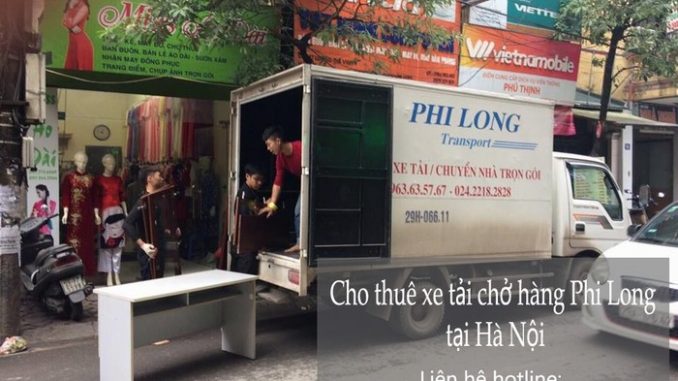 Xe tải chuyển nhà tại phố Hà Huy Tập