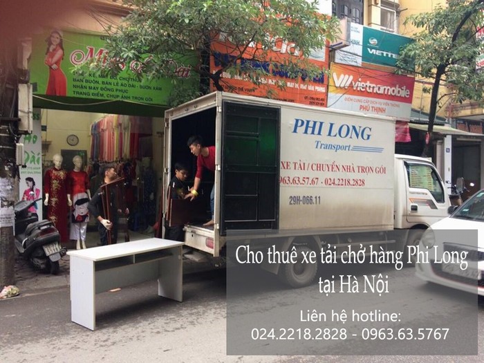 Xe tải chuyển nhà tại phố Hà Huy Tập
