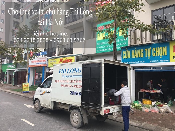 Xe tải chuyển nhà tại phố Dương Quang