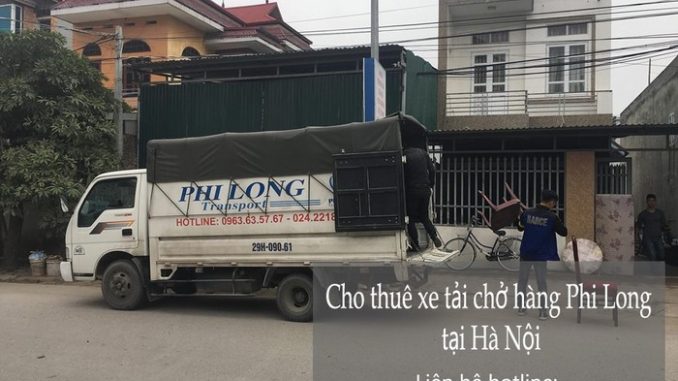 Dịch vụ xe tải chuyển nhà giá rẻ tại phố Quỳnh Lôi