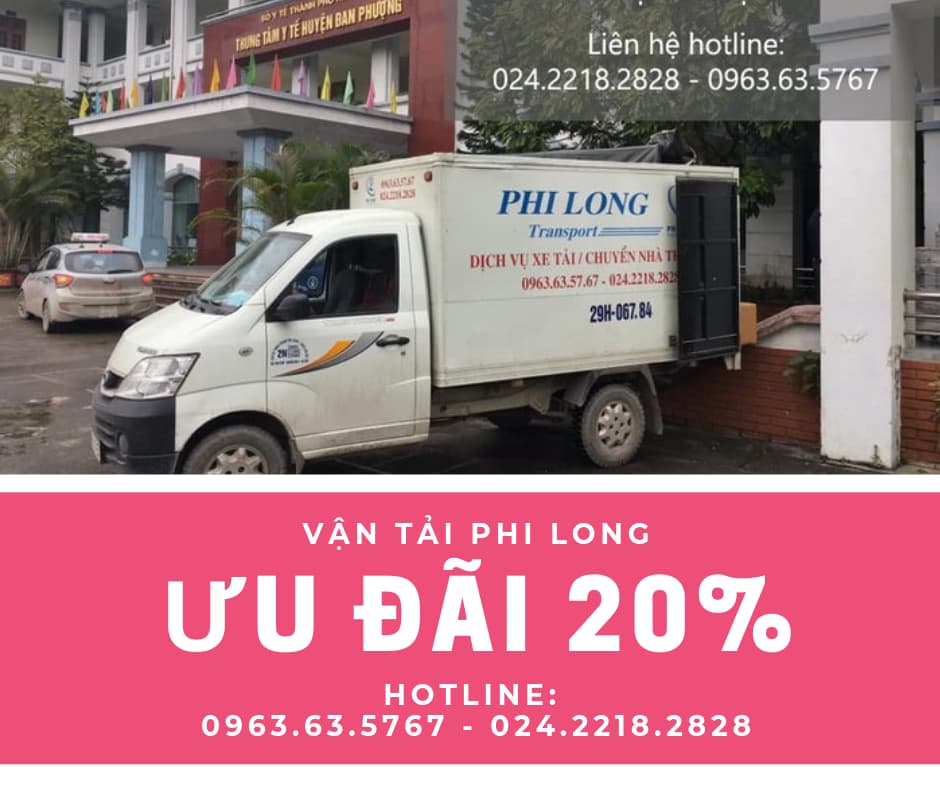 Dịch vụ xe tải chuyển nhà tại phố Trần Đăng Ninh