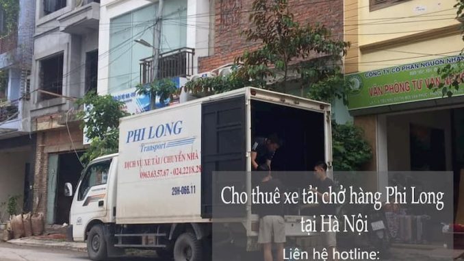 Xe tải chuyển nhà Phi Long tại phố Lê Văn Hiến
