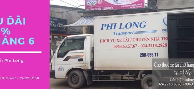 Cho thuê xe tải chở hàng Phi Long tại phố Gia Quất