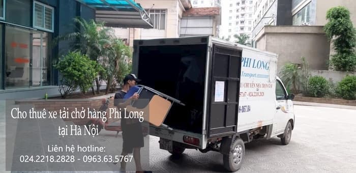 Xe tải chuyển nhà tại phố Nguyễn Công Thái