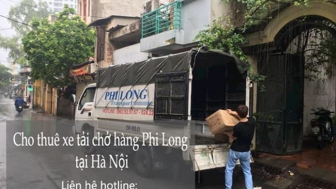 Xe tải chuyển nhà tại phố Trần Nguyên Đán