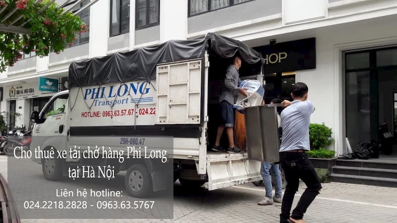 Phi Long xe tải chuyển nhà tại phố Dương Quang