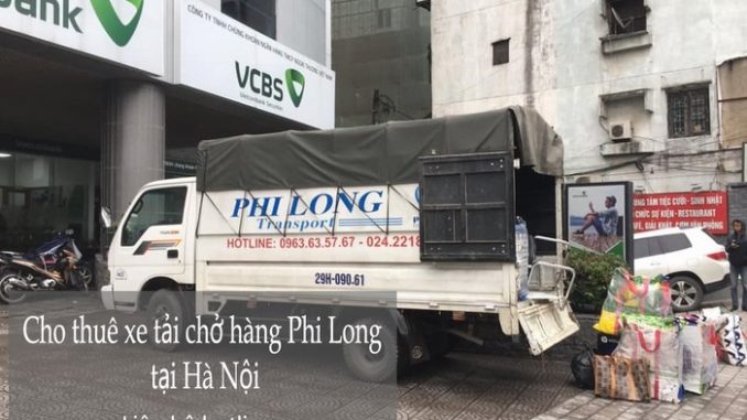 Xe tải chuyển nhà Phi Long tại xã Phụng Châu