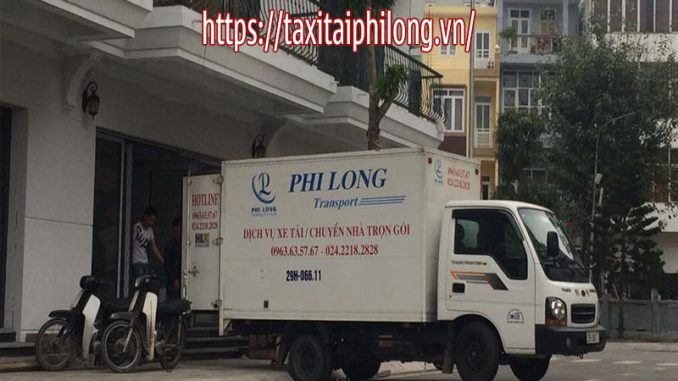 Xe tải chuyển nhà chất lượng giá rẻ Phi Long tại đường Bưởi