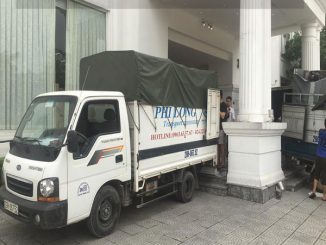 xe tải chuyển nhà tại chung cư Han Jardin